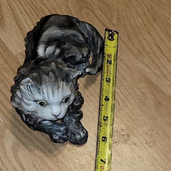 Vintage Porceline Persian Cat Gray Royal Crown Japan Ceramic Kitty Animal - Picture 6 of 6